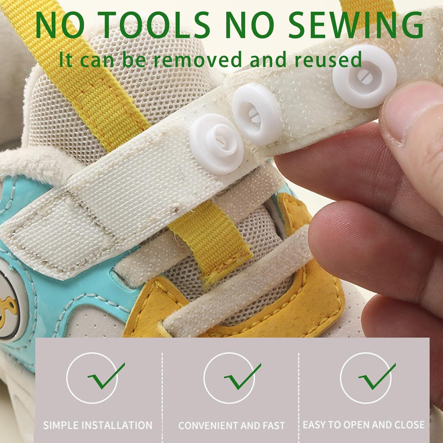 Kit de 120 Botones de Plástico KAM T5 Blancos GTAAOY