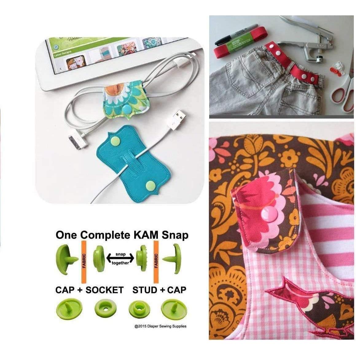 Kit de Sujetadores KAM 384 Juegos Multicolor + Alicates