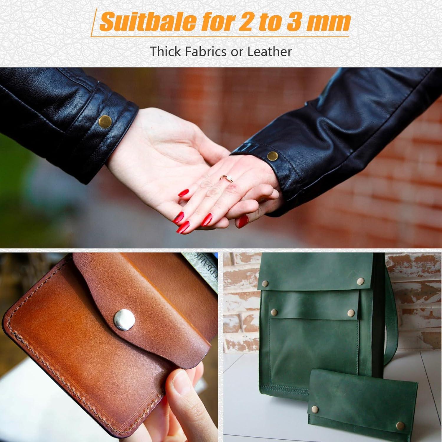 Kit de Botones a Presión PRECIHW 120 Sets 12mm 4 Colores