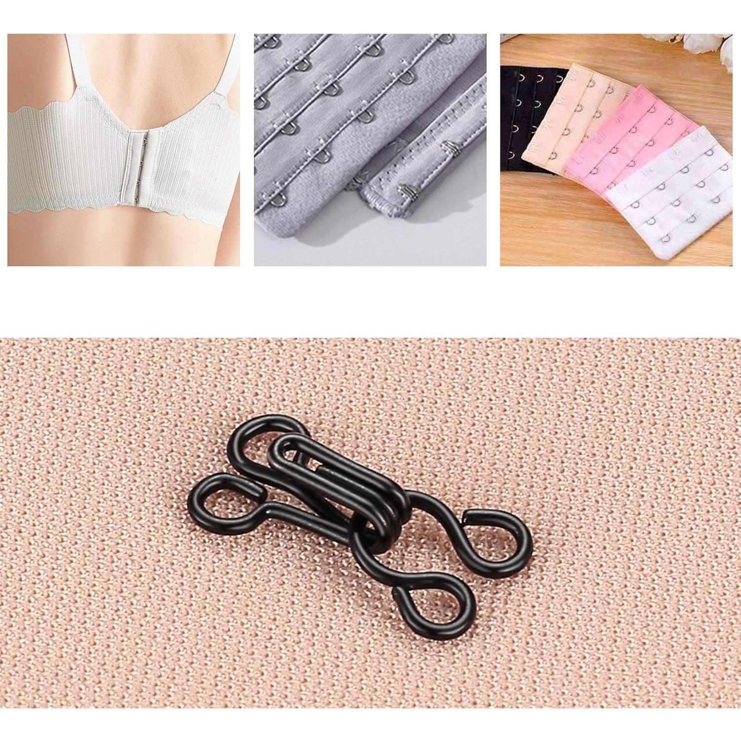 Kit de 200 Ganchos y Ojos de Cierre HexinYigjly para Costura