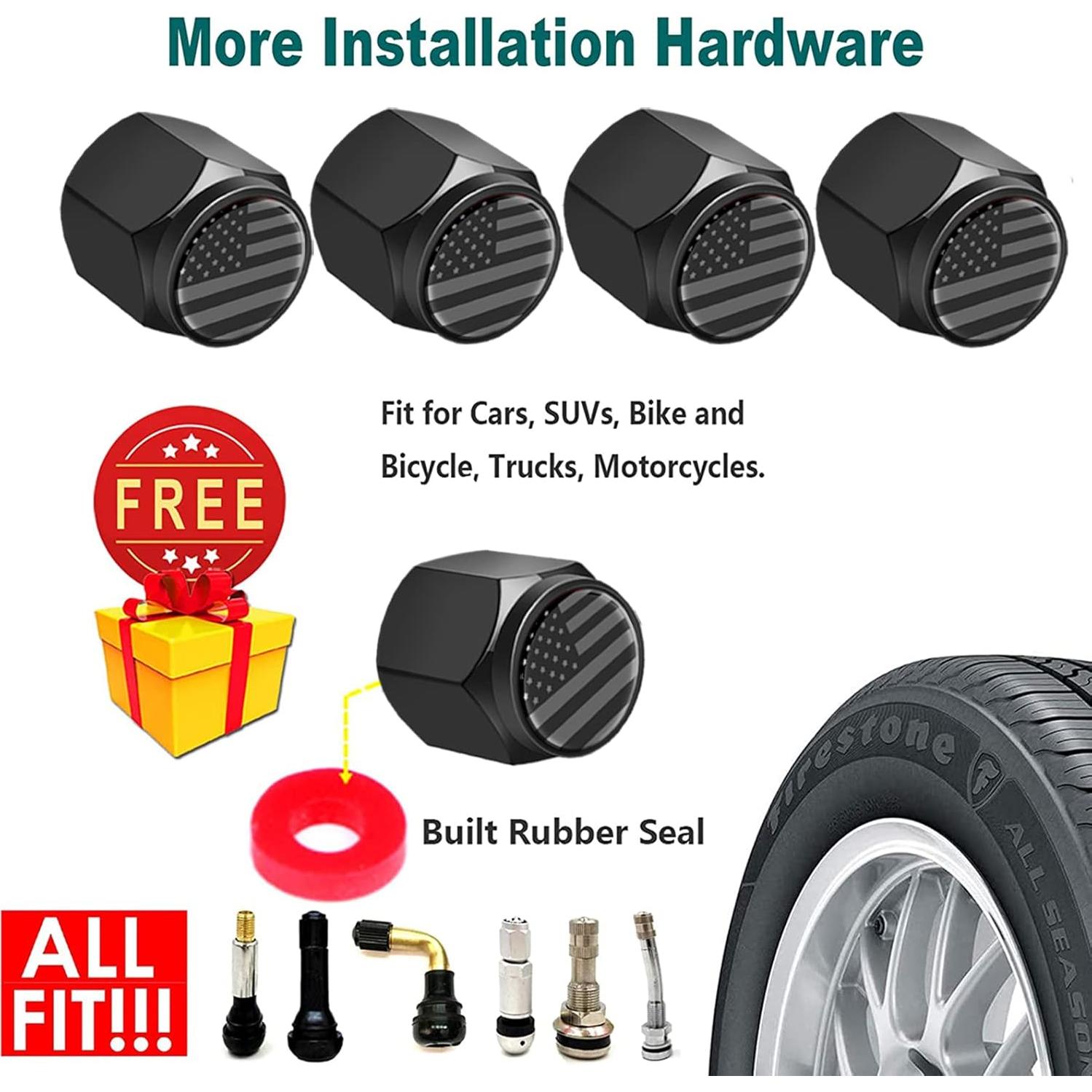 Marco de Placa de Licencia Patriótico Tuersan con Bandera EE. UU.