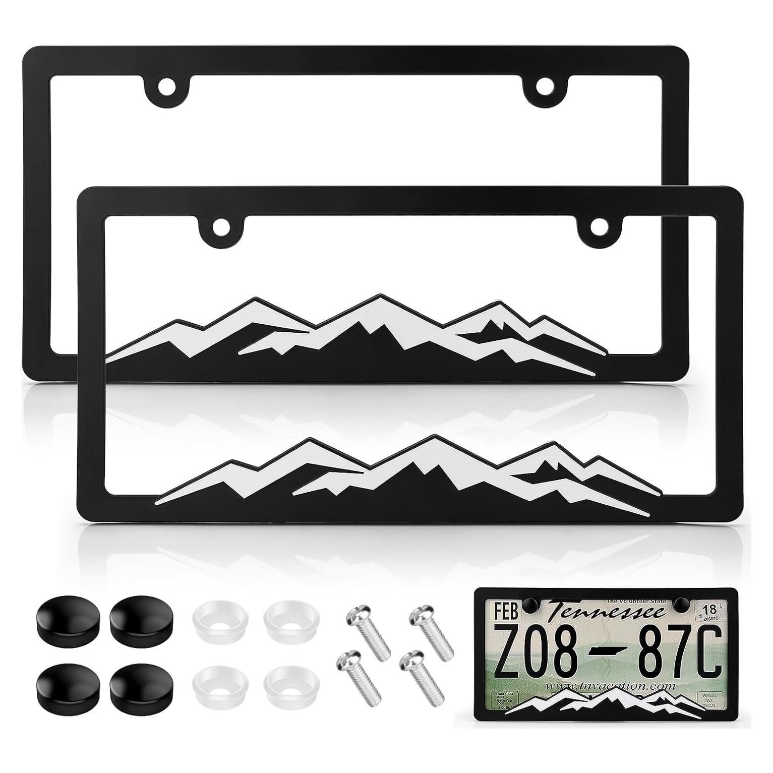 Marco de Placa de Licencia XCLPF XC0288 Off Road 2 Piezas