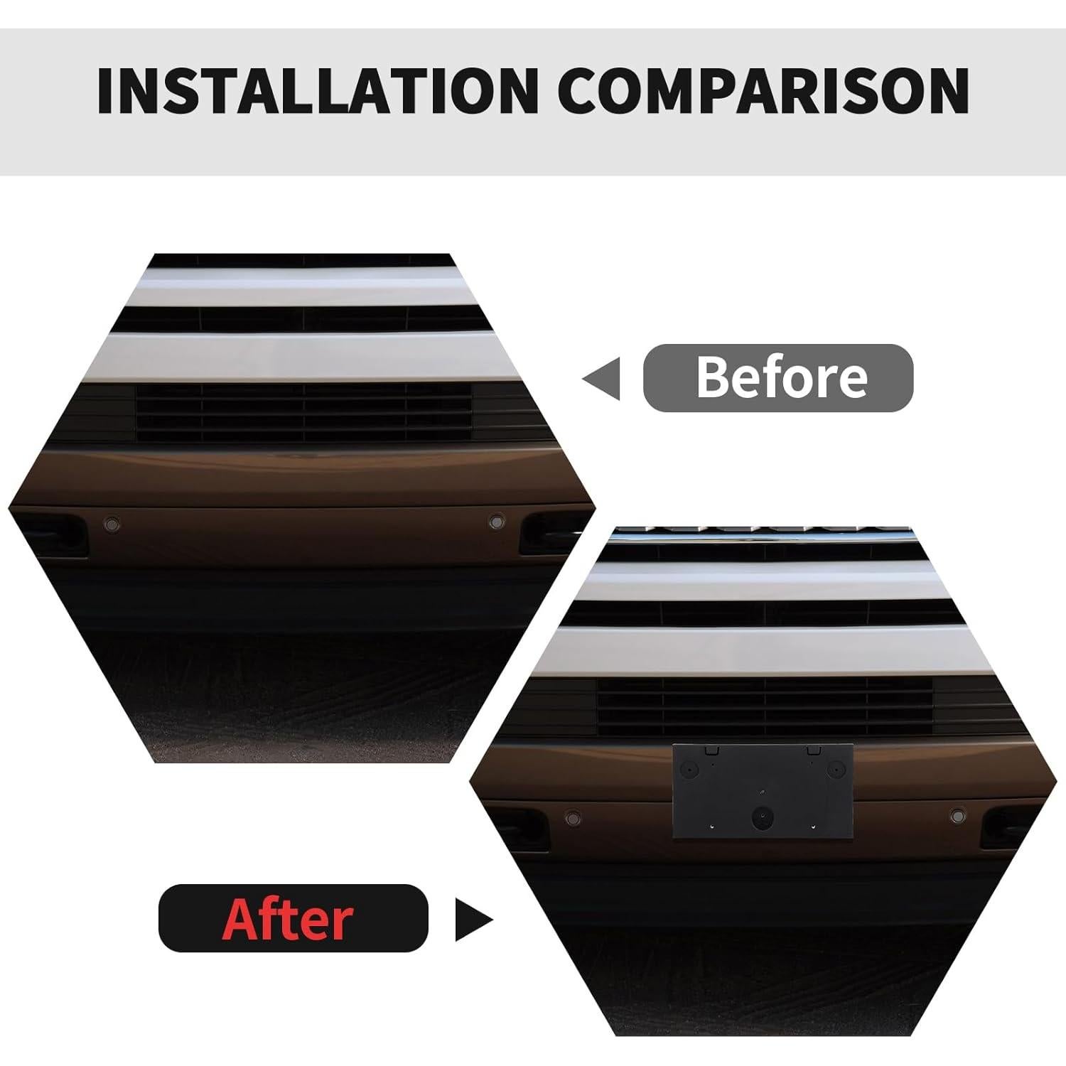 Soporte de Placa de Licencia RT-TCZ para Ford Expedition 2018-2024