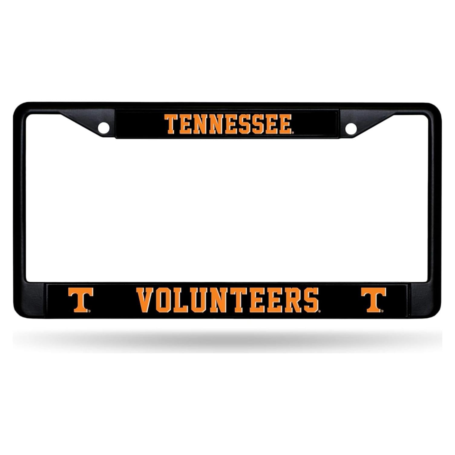 Marco de Licencia Rico Industries Negro Tennessee Volunteers