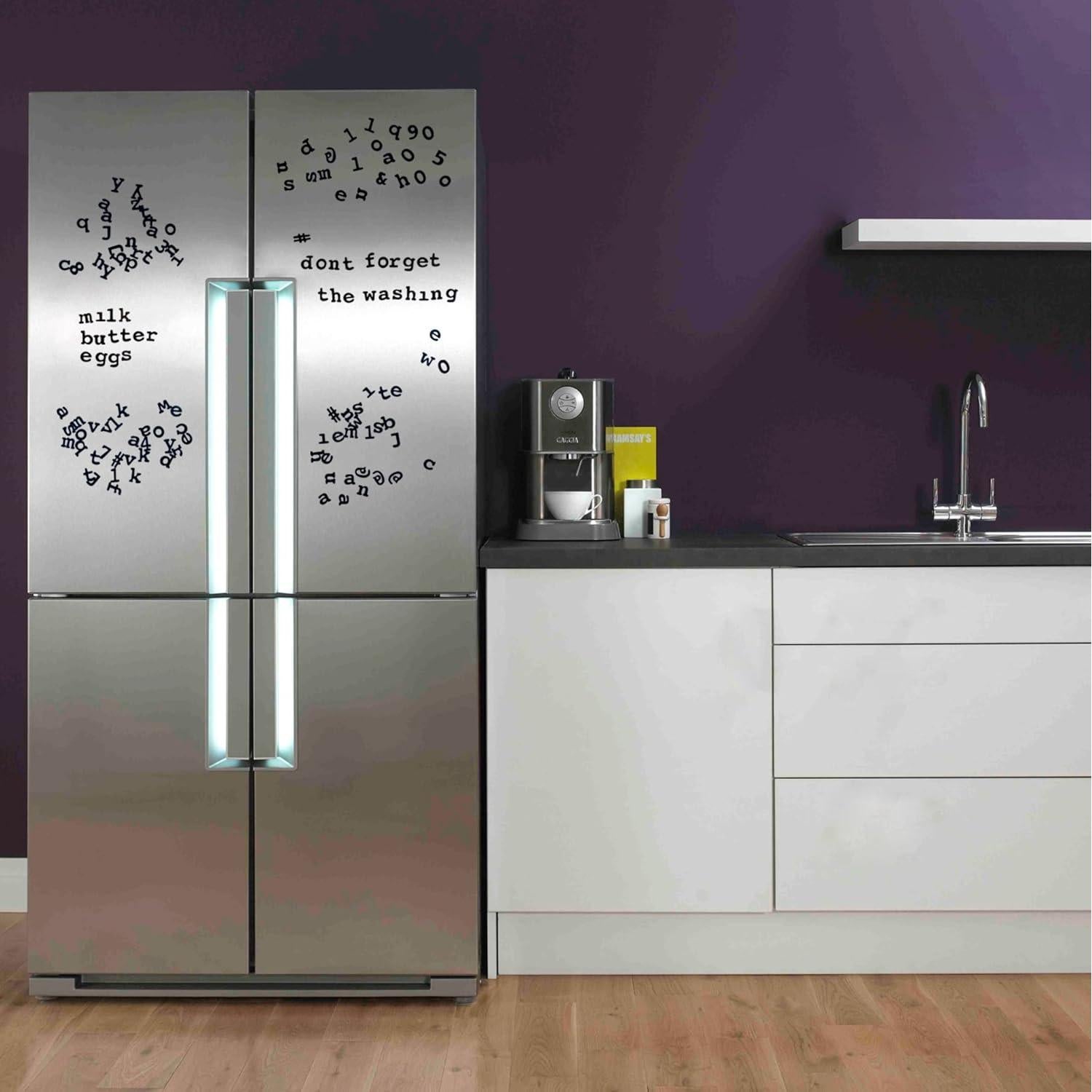 Imán de Nevera Alfabético Suck UK 201 Letras y Símbolos