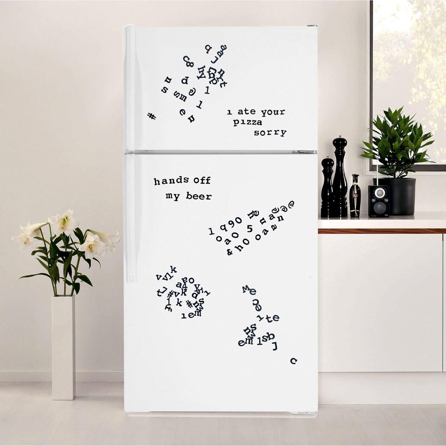 Imán de Nevera Alfabético Suck UK 201 Letras y Símbolos