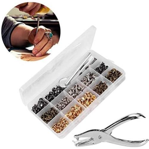 Kit de Alicates de Remaches Doble Cara 240 Piezas con Caja