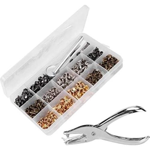 Kit de Alicates de Remaches Doble Cara 240 Piezas con Caja
