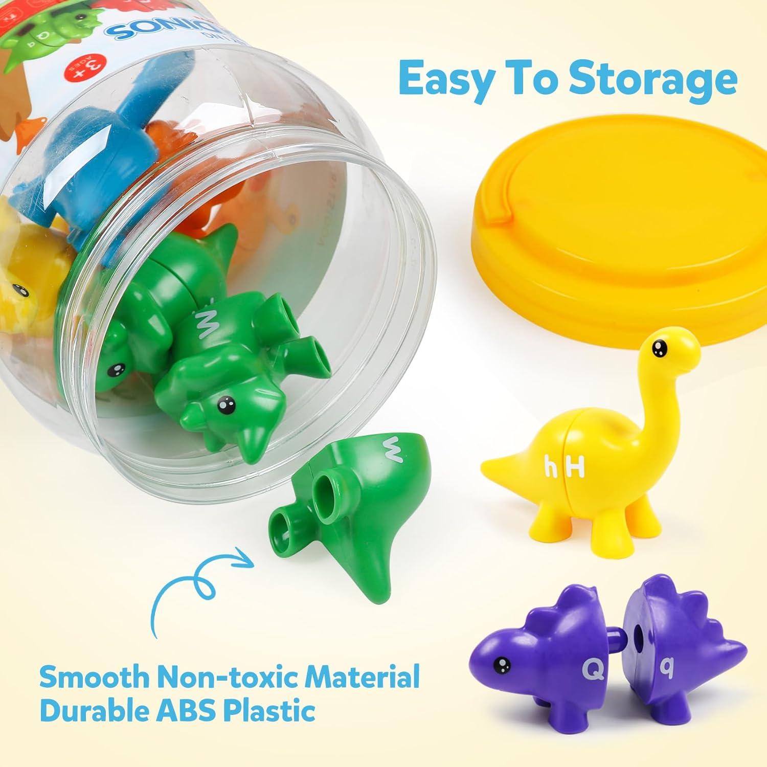 Juego Educativo Dinosaurios Alfabeto TSYAN 13 Piezas 3-6 Años