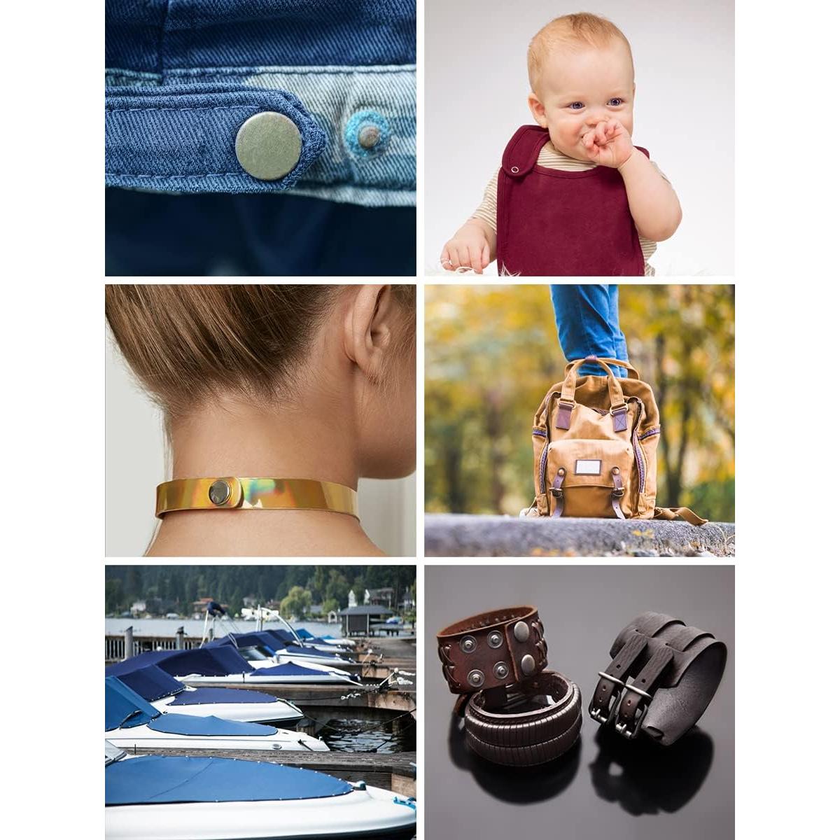 Kit de Botones de Presión Mandala Crafts Acero Inoxidable 15mm