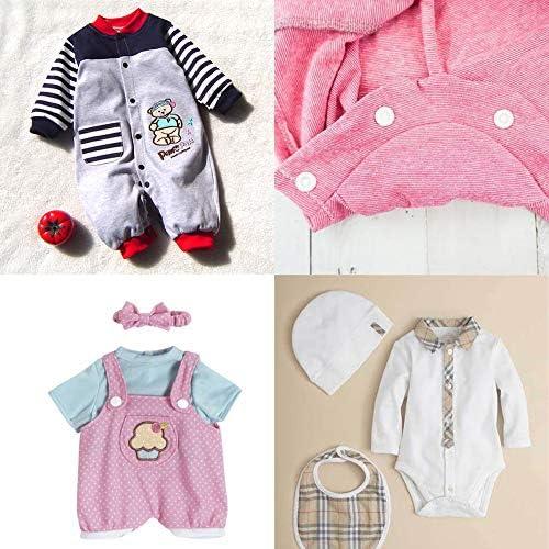 Kit de Broches KAM 504 Piezas BetterJonny para Manualidades