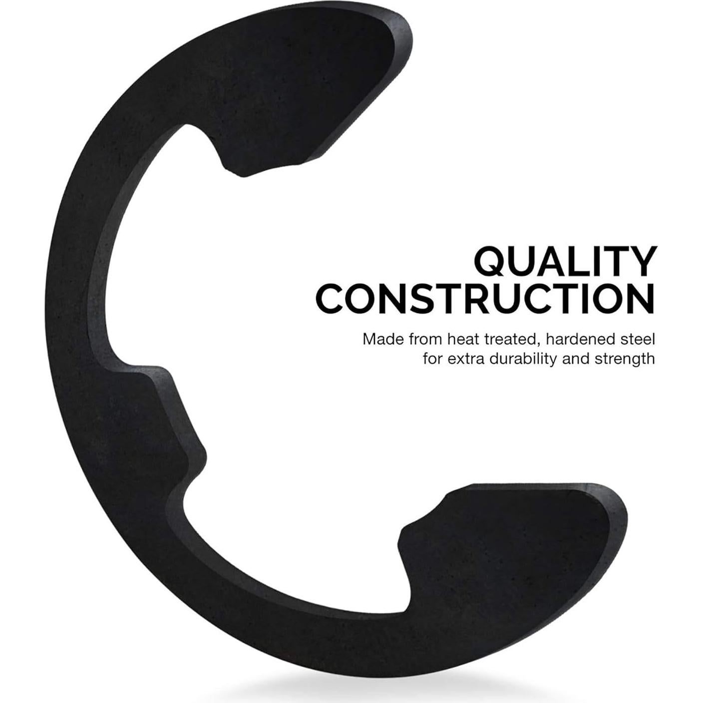 Juego de Clips de Retención NEIKO 50455A - 300 Piezas E-Clip