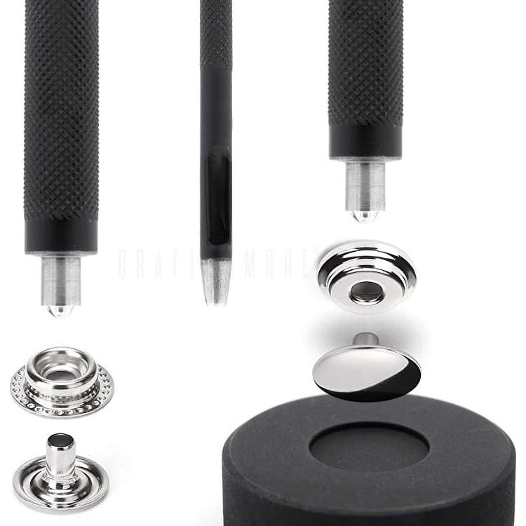 Kit de Herramientas CRAFTMEMORE para Botones a Presión 12mm