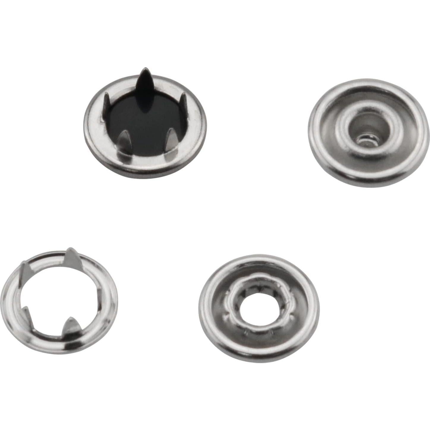 Kit de 30 Botones de Perla Negra ZCZQC 10mm para DIY