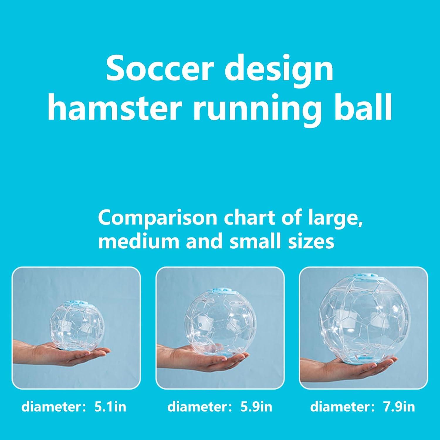 Bola de Hámster Grande Fanlahmtasy 20.1 cm Diseño Fútbol