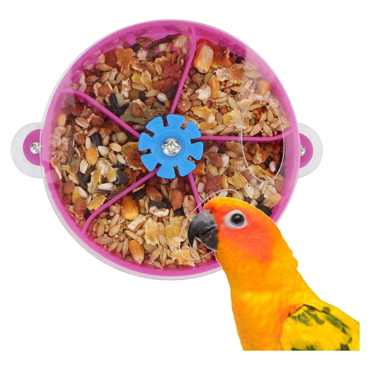 Juguete de Forrajeo para Loro Hypeety Rosa 20.1 cm Acero Inoxidable