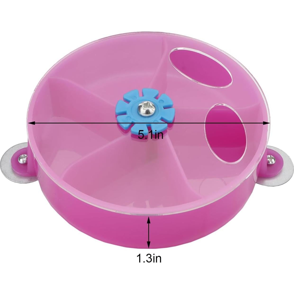 Juguete de Forrajeo para Loro Hypeety Rosa 20.1 cm Acero Inoxidable