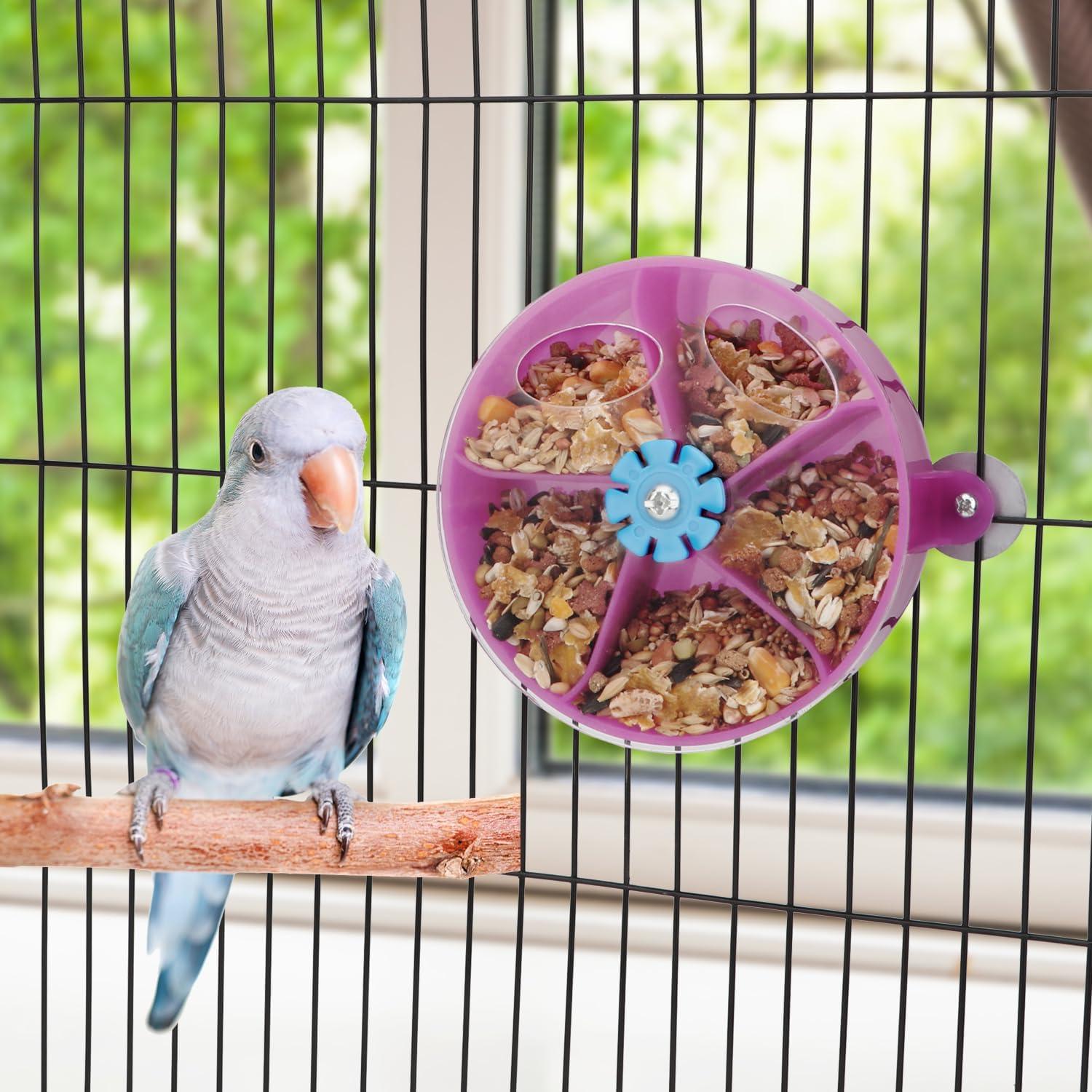 Juguete de Forrajeo para Loro Hypeety Rosa 20.1 cm Acero Inoxidable