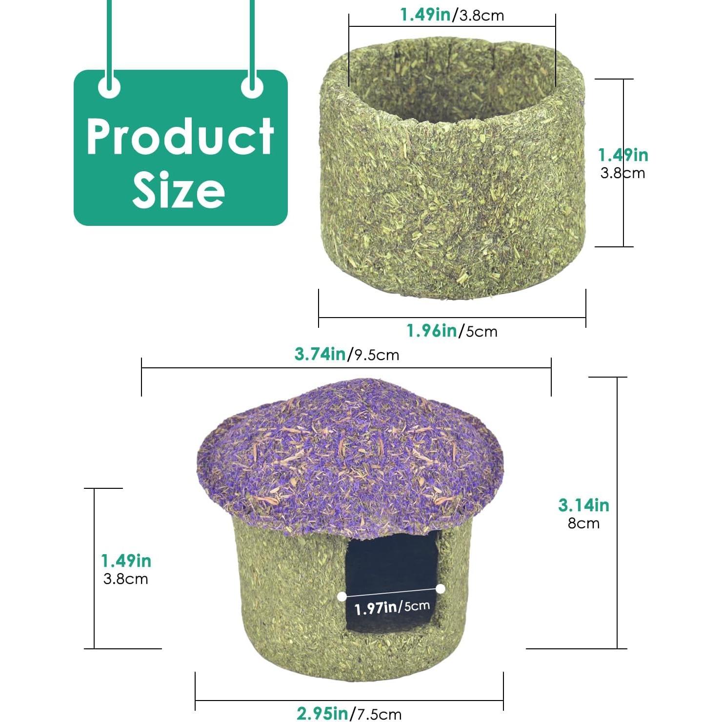 Tazón Masticable ERKOON para Hámster y Roedores Pequeños