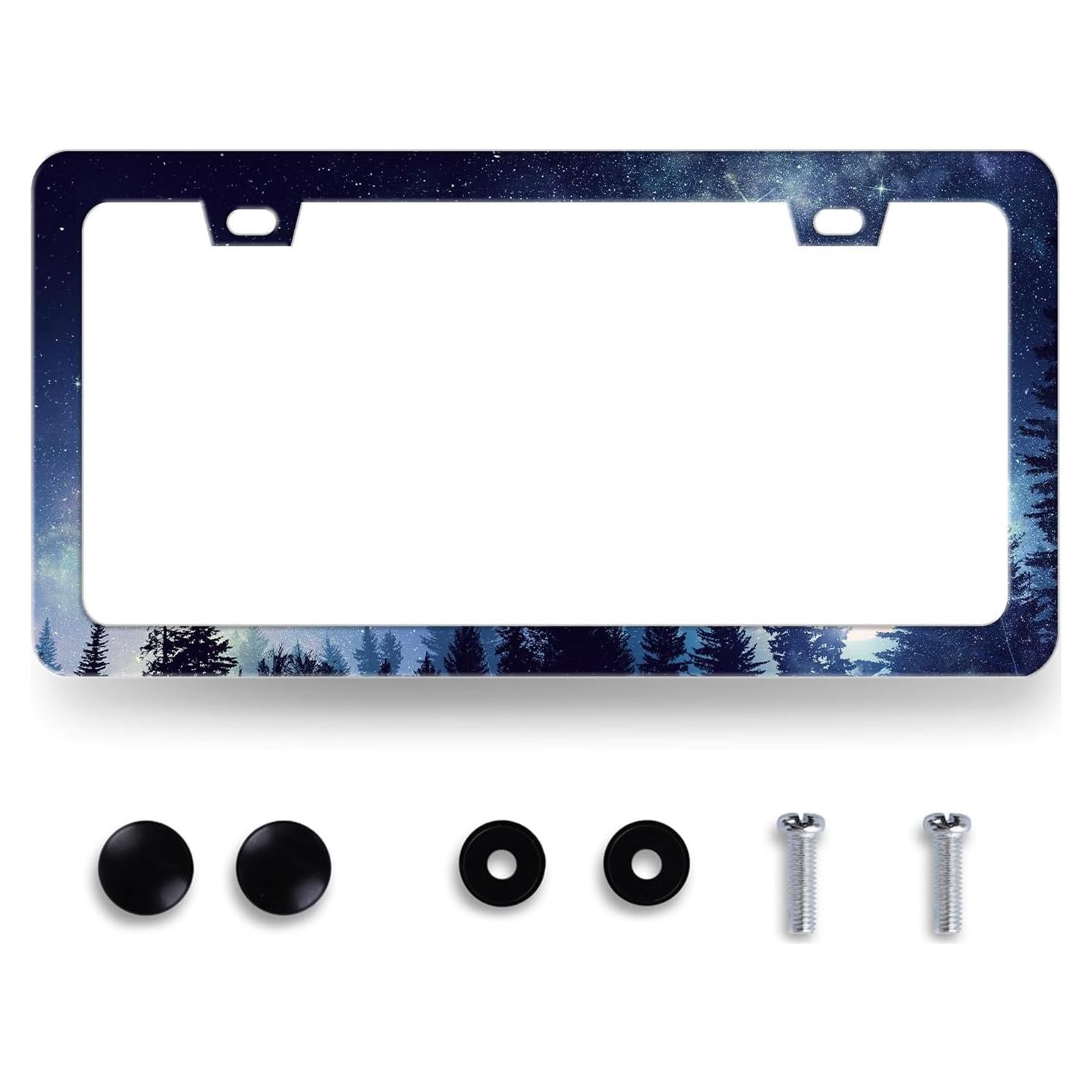 Marco de Placa de Licencia RNKATIH Acero Inoxidable 31.12x15.88cm