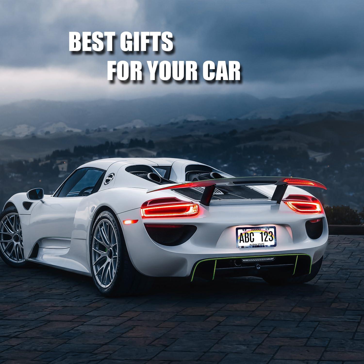 Marco de Placa de Licencia RNKATIH Acero Inoxidable 31.12x15.88cm