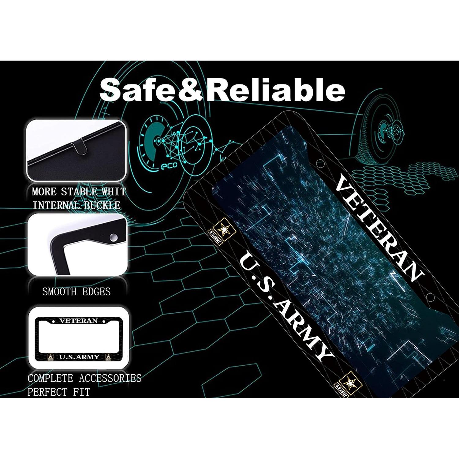 Marco de Placa de Licencia BOARLIDA Acero Inoxidable 30.5x15.2cm