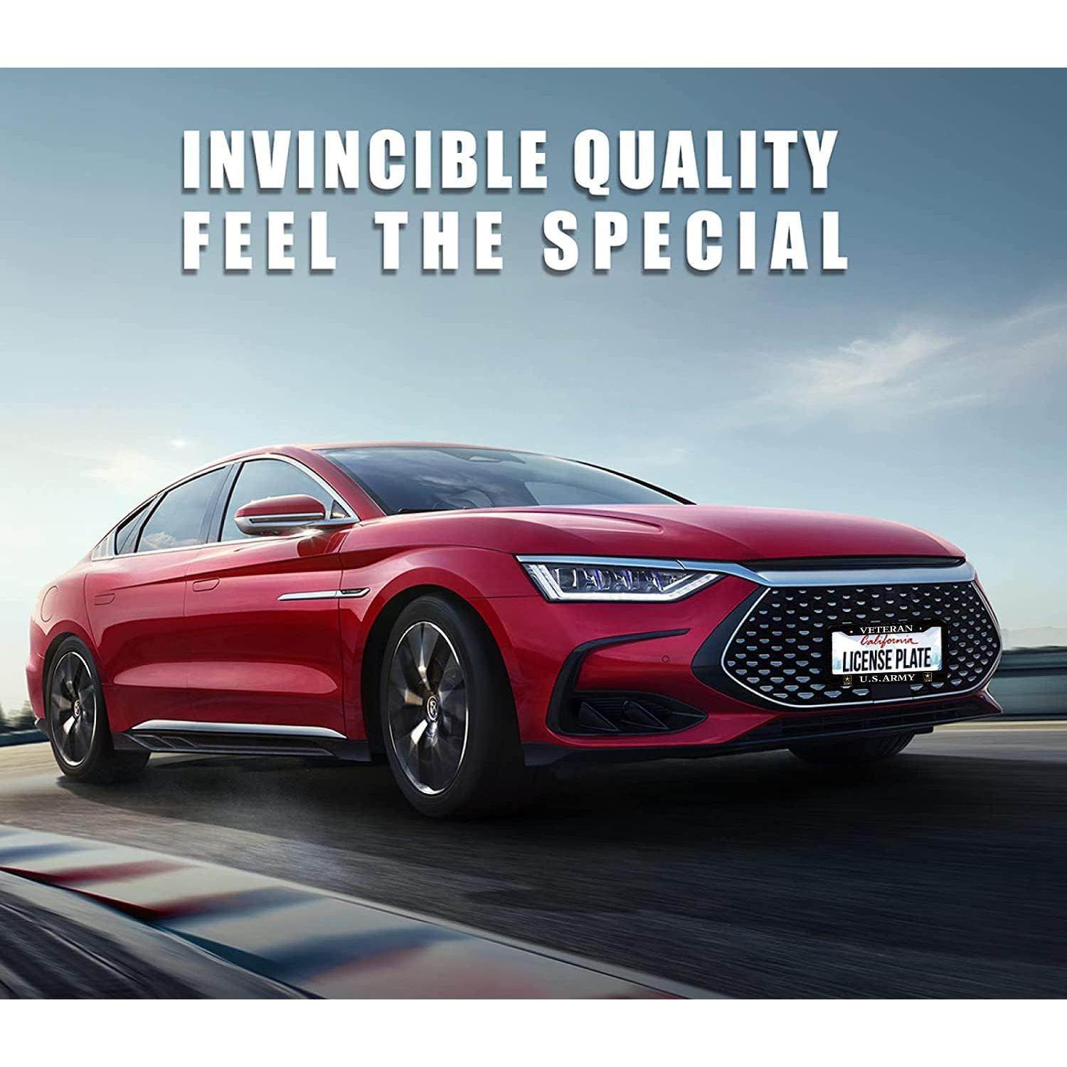 Marco de Placa de Licencia BOARLIDA Acero Inoxidable 30.5x15.2cm