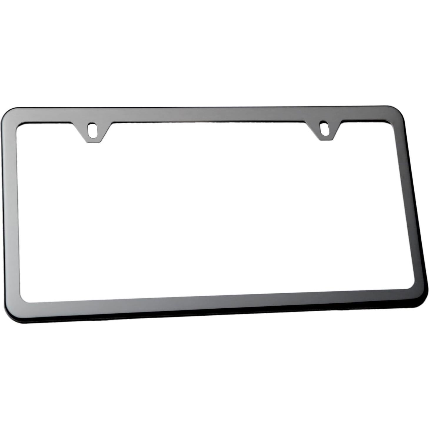 Marco de Placa de Licencia LFPartS Acero Inoxidable Negro