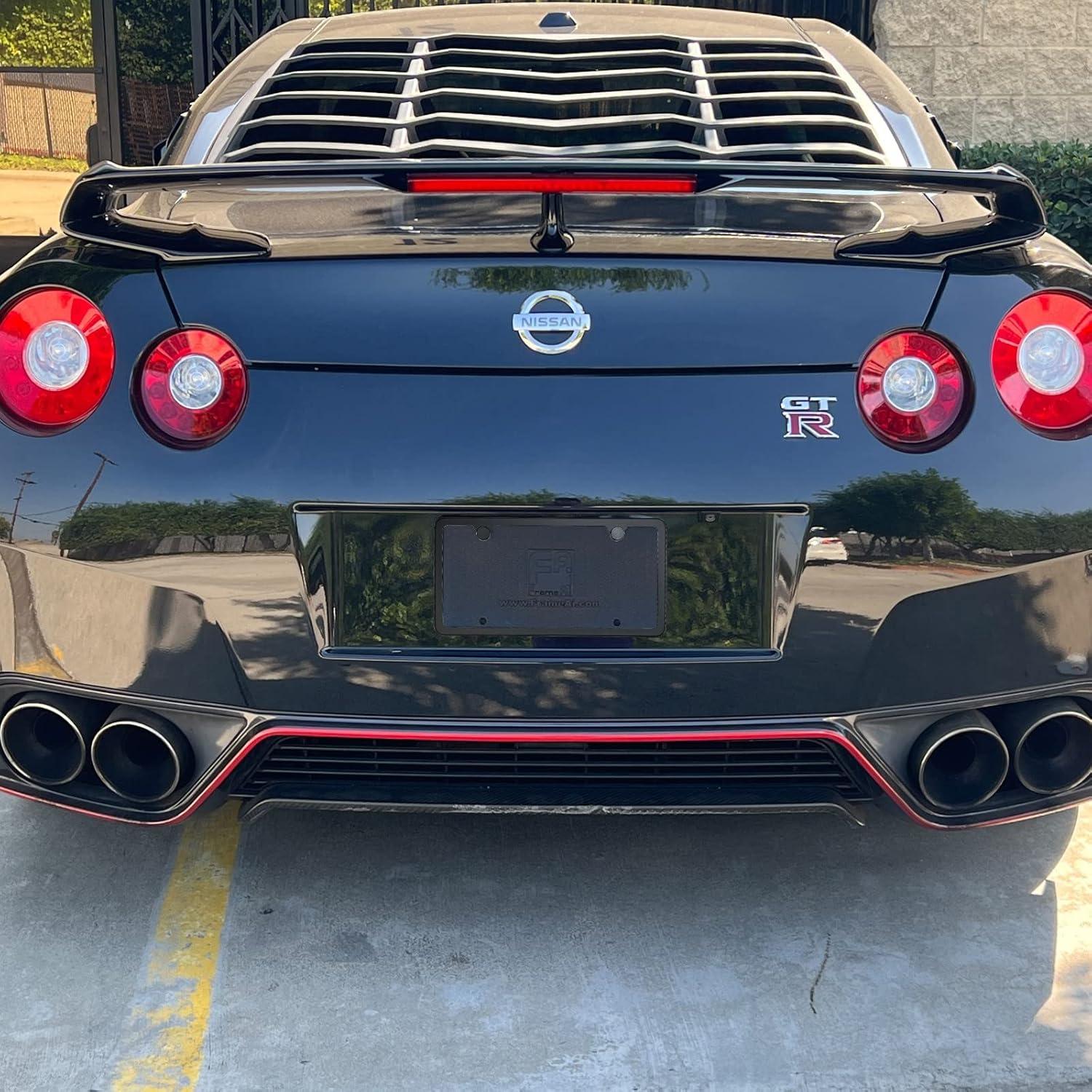 Marco de Placa de Licencia FAIPART Slim Negro Mate Universal