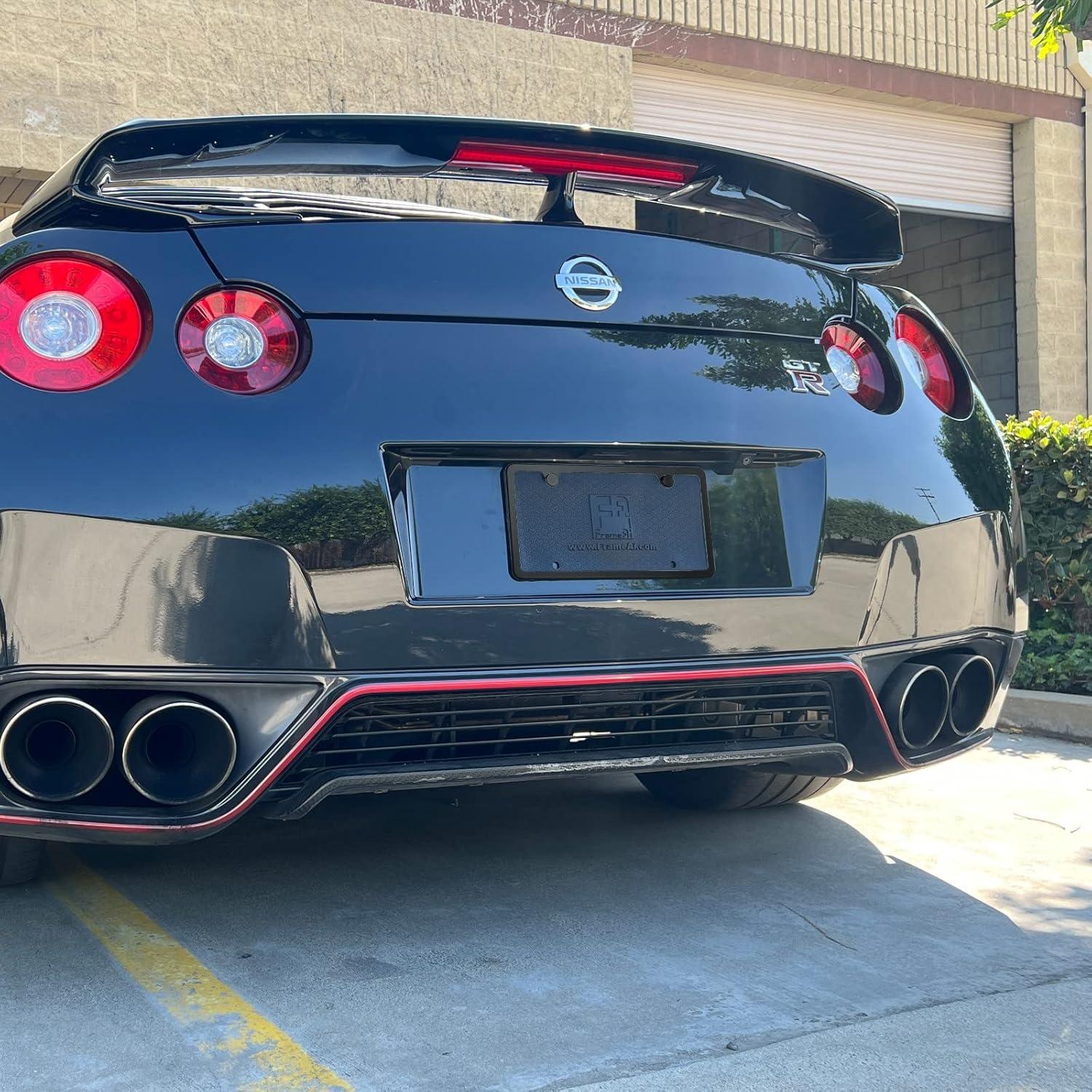 Marco de Placa de Licencia FAIPART Slim Negro Mate Universal