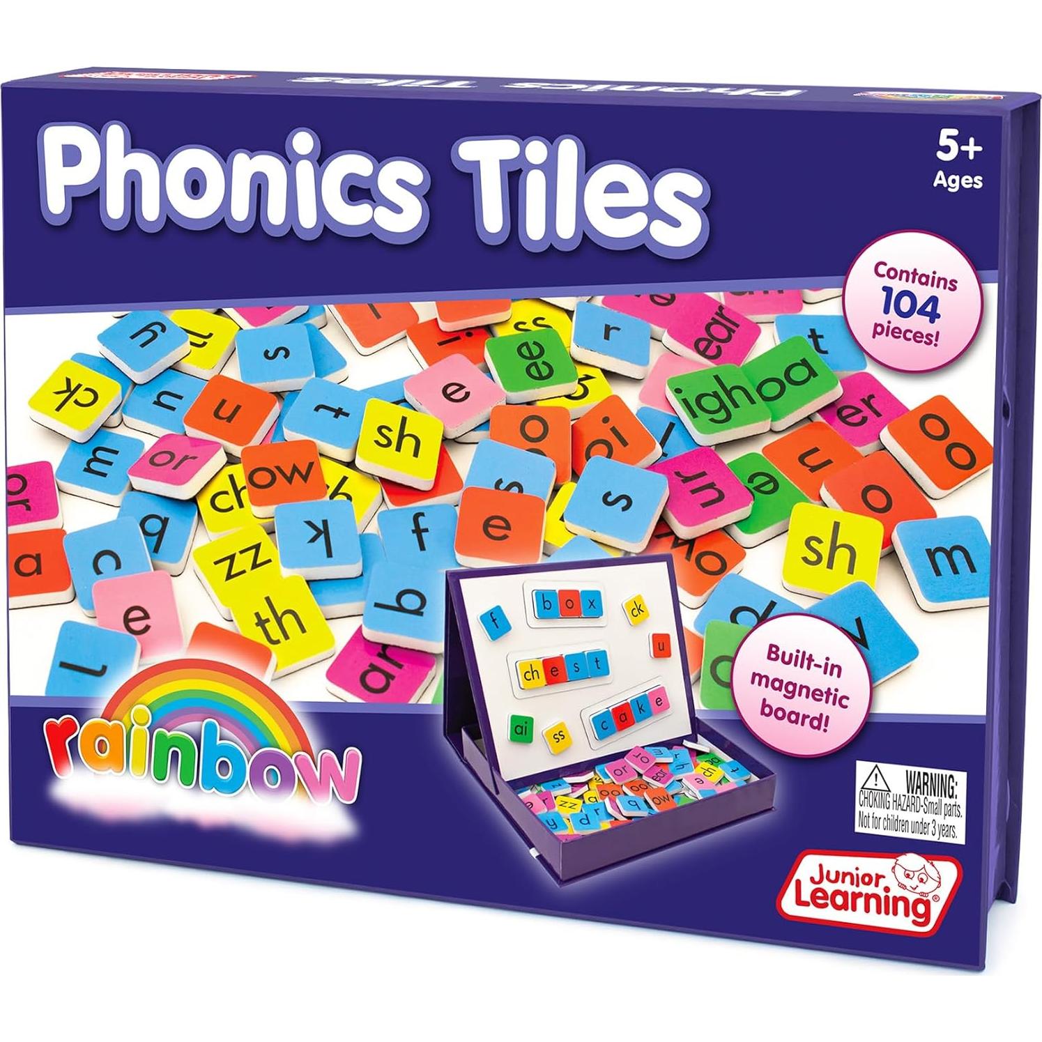 Azulejos de Fonética Junior Learning con Tablero Magnético