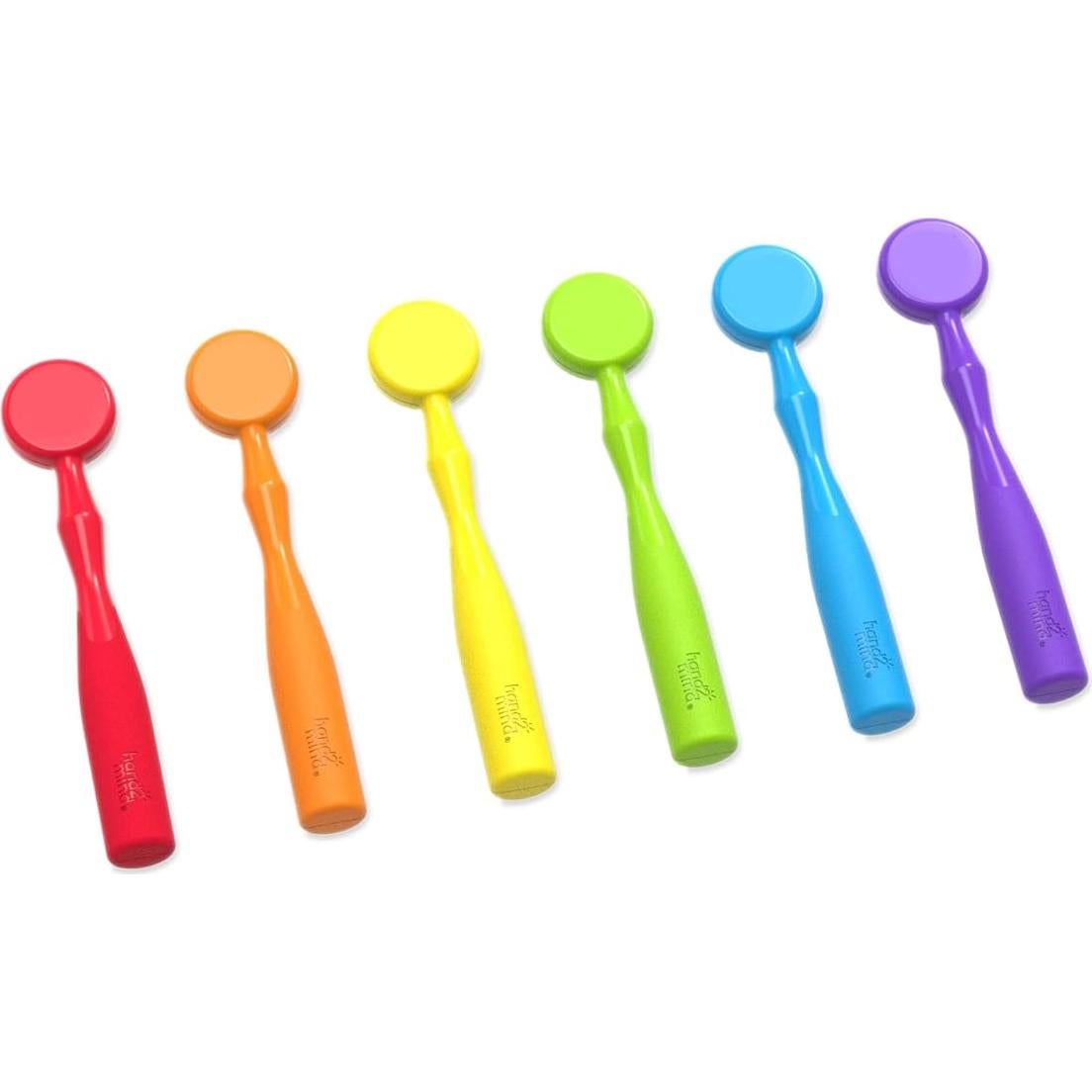 hand2mind Elkonin Boxes Magnetic Dry Erase Boards Set (Set of 8) & Magnetic Wands for Kids, Magnet Wands (Set of 6) & Lowercase Alphabet Chips, Toddler Learning Letters for Spelling