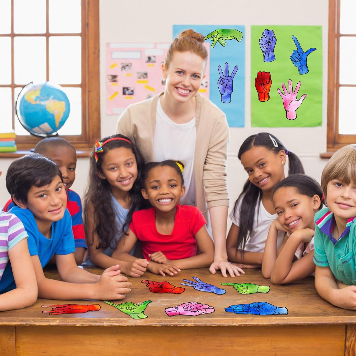 Imágenes Magnéticas ASL Kanayu 36 Piezas Alfabeto y Números