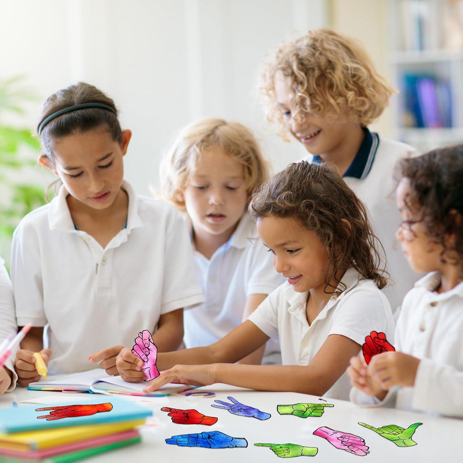 Imágenes Magnéticas ASL Kanayu 36 Piezas Alfabeto y Números