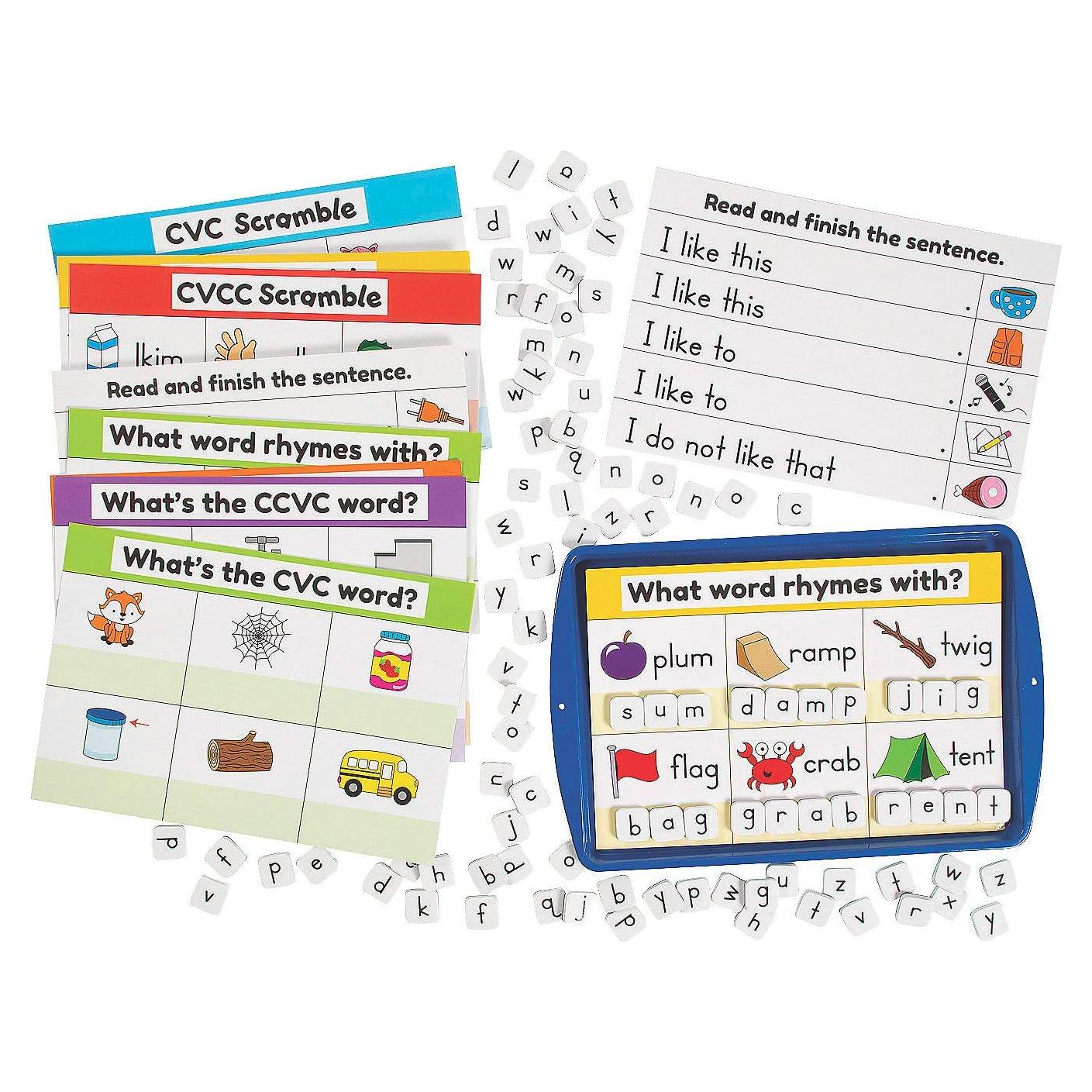 Conjunto Magnético de Actividades CVC CVCC CCVC Fun Express - 67 Piezas