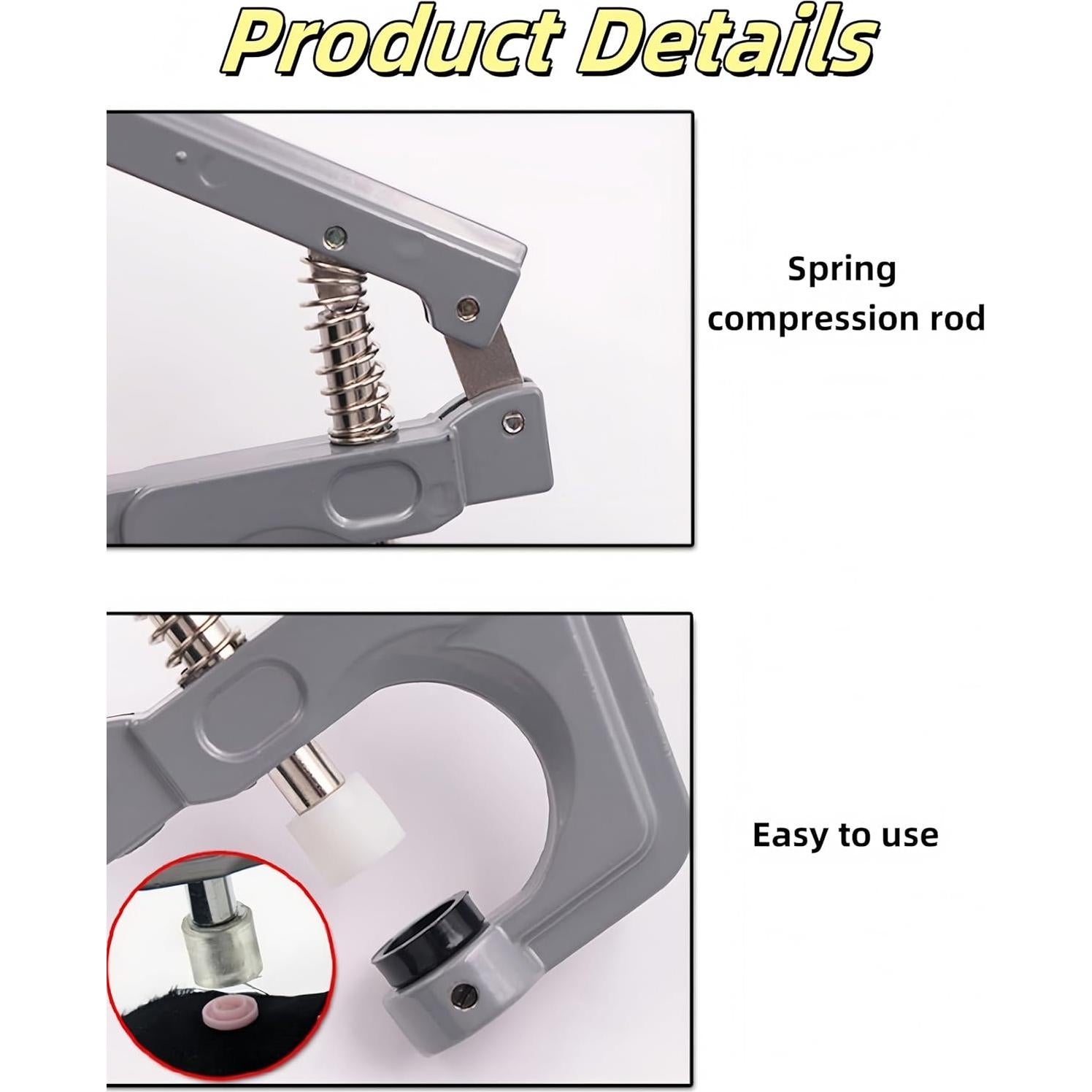 Kit de Alicates de Presión Beipof para Manualidades de Ropa