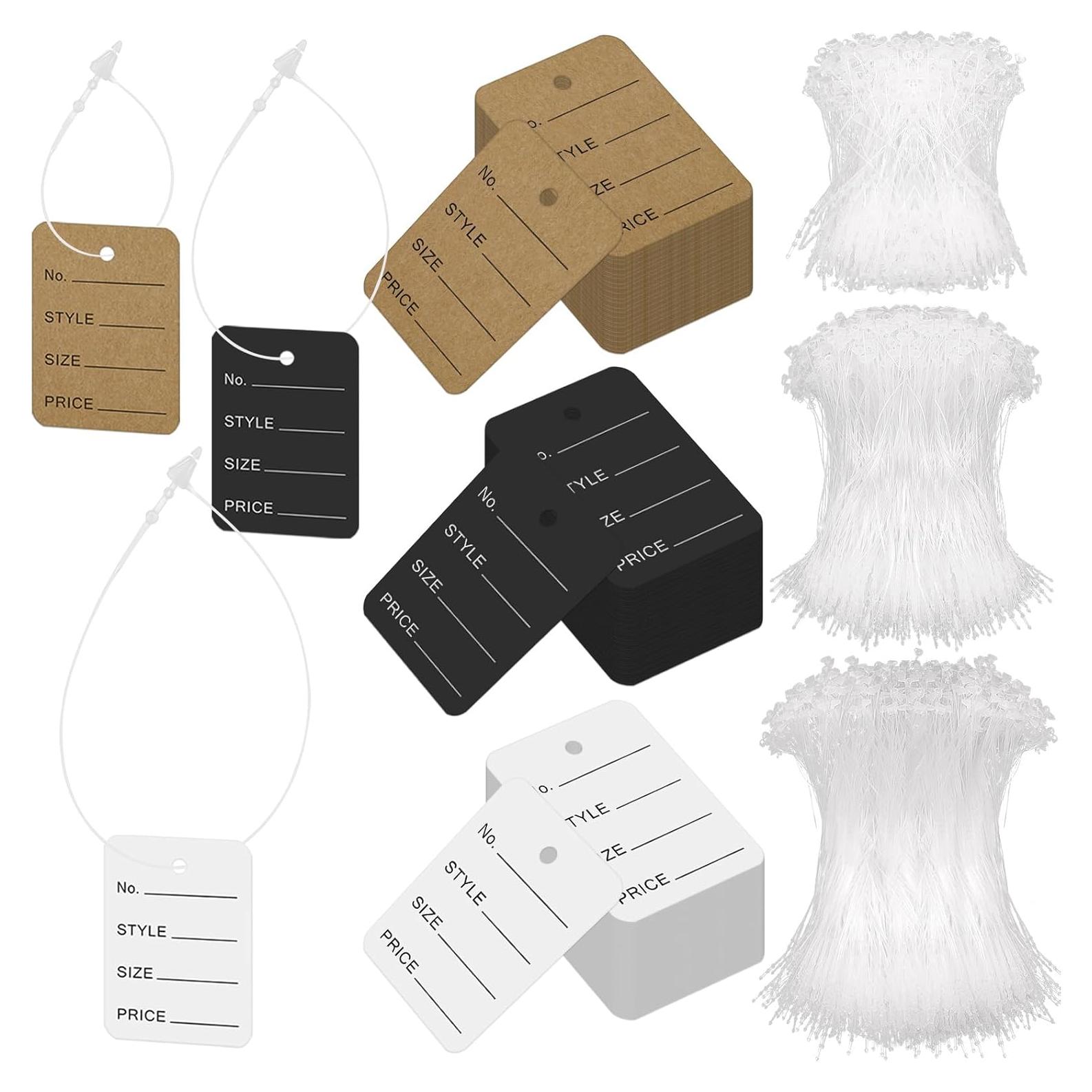 Kit 2100Pcs Etiquetas Colgantes Plástico Swpeet 3" 5" 7"