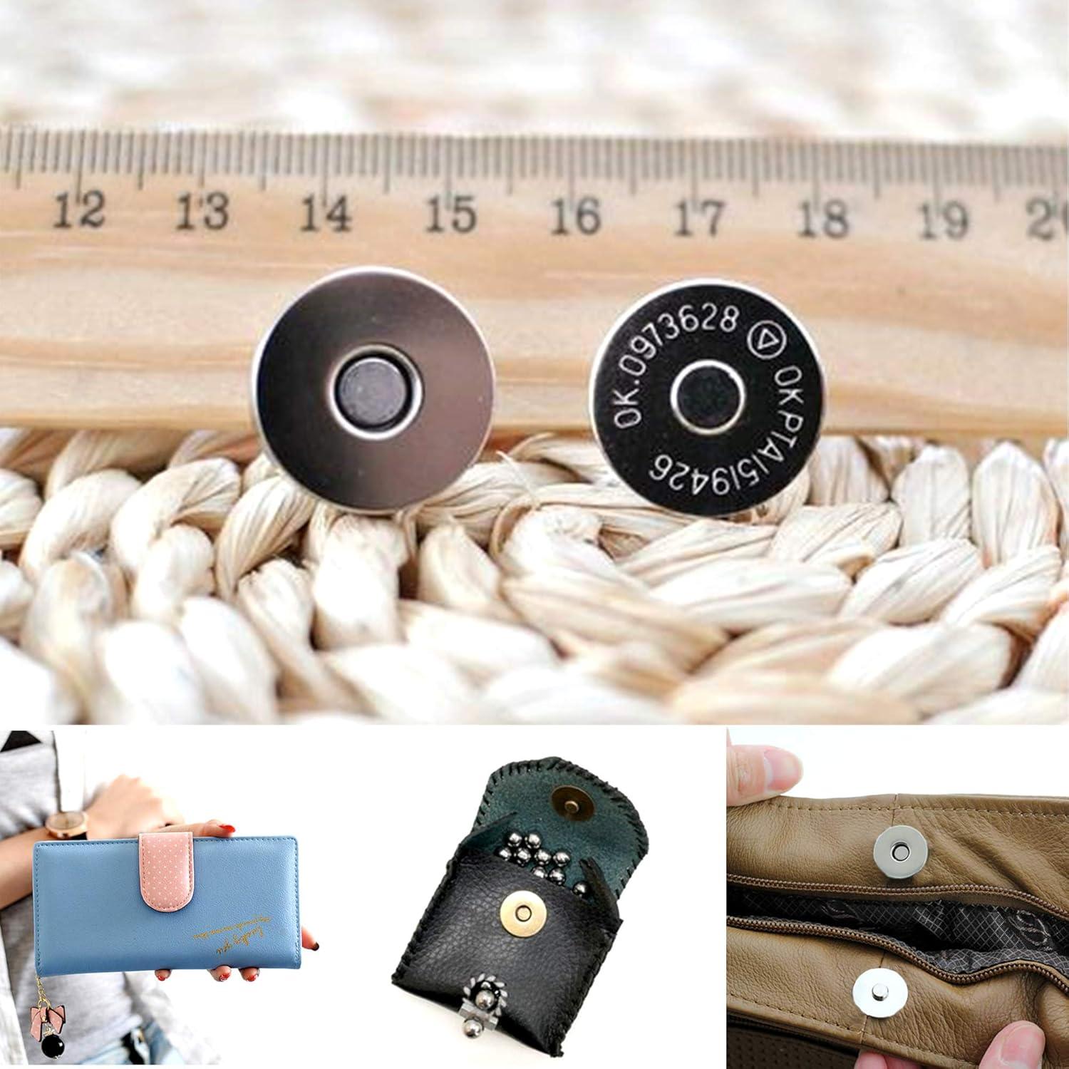 20 Sets Broches Magnéticos MYUBWTF 18mm para Manualidades