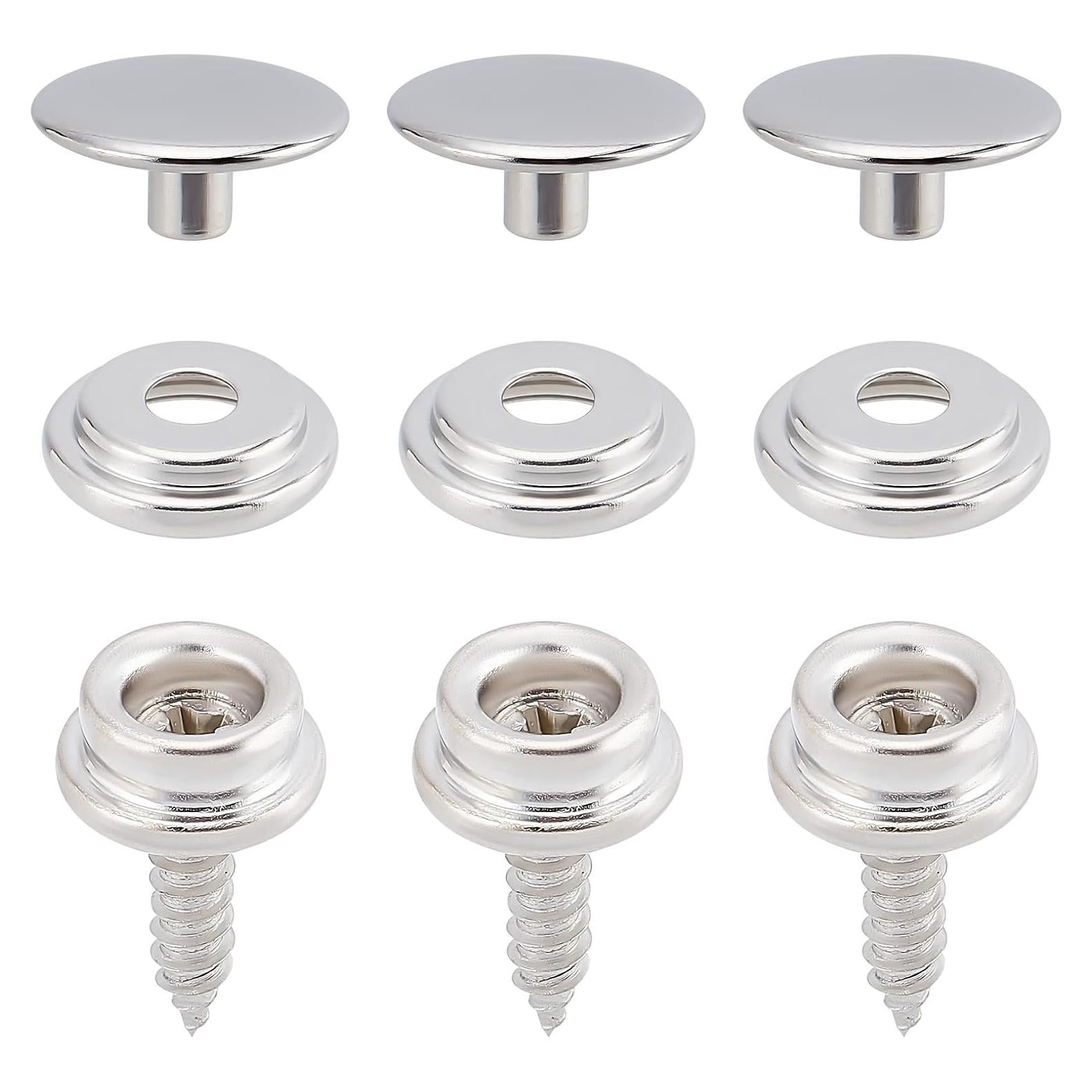 Kit de Sujetadores GORGECRAFT 30 Piezas Acero Inoxidable 10mm