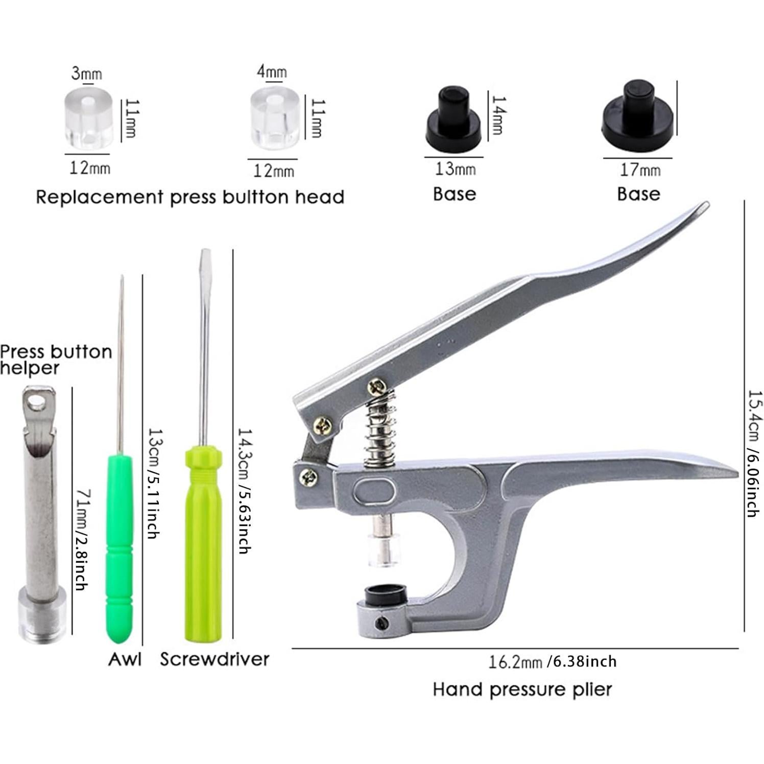 Alicates Snap NXTOV para Botones de Plástico KAM - Manualidades