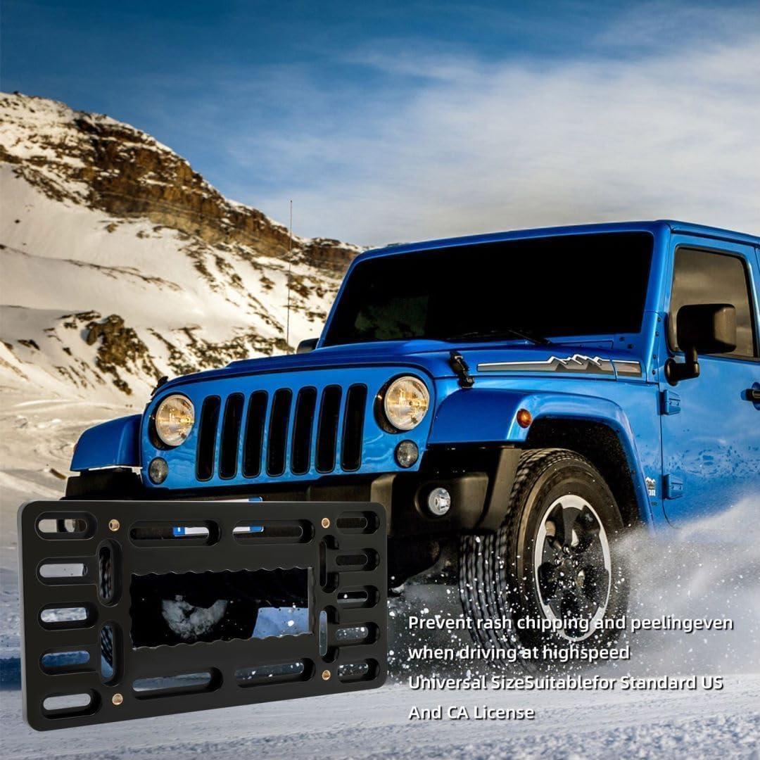 Soporte de Placa de Licencia Frontal XCLPF Negro Universal