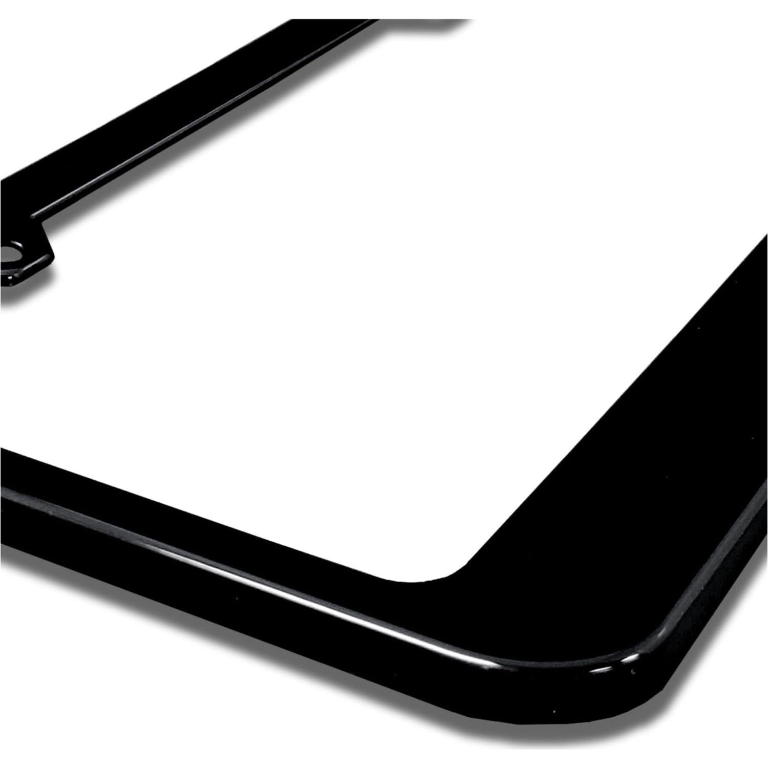 Marco de Placa de Licencia Policarbonato Negro Au-TOMOTIVE GOLD Chevy Corvette C6