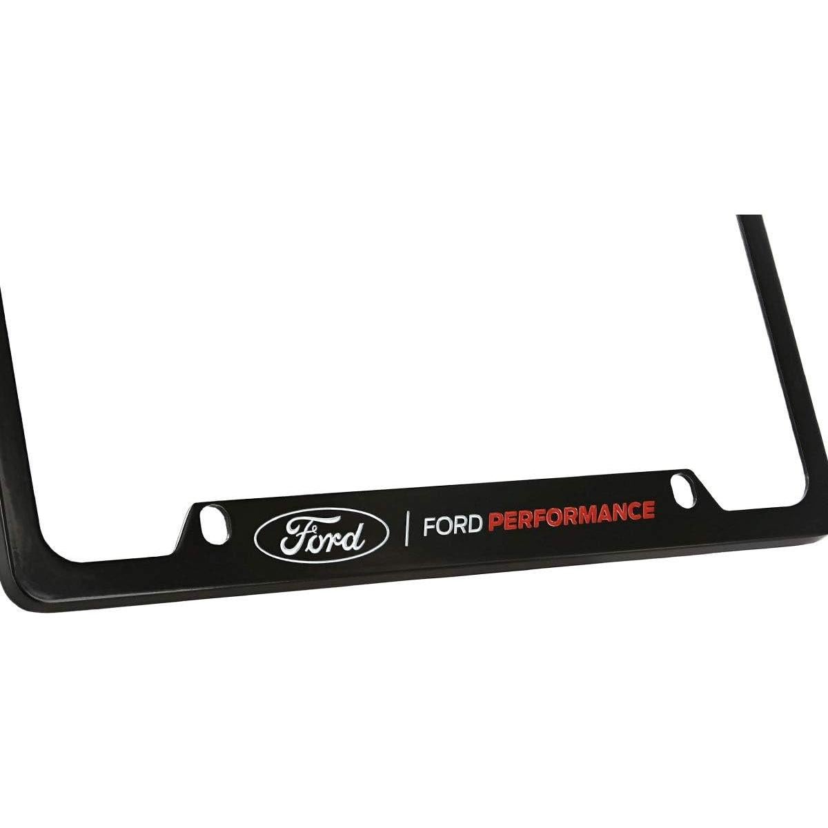 Marco de Placa de Licencia Ford Performance Metal Negro