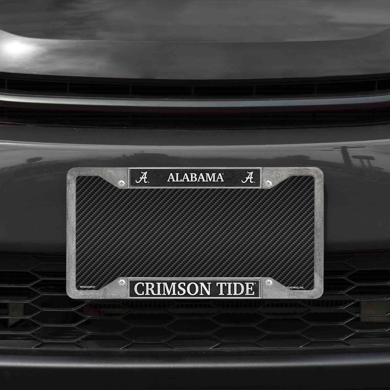 Marco de Placa de Licencia Rico Industries Pewter 30.48x15.24cm