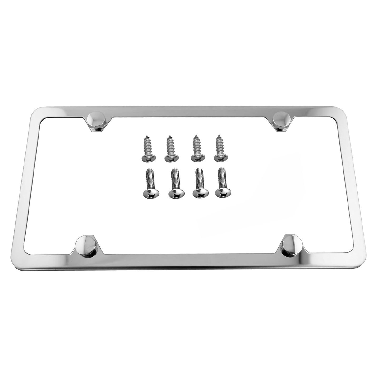 Marco de Placa de Licencia Acero Inoxidable LFPartS 4 Agujeros