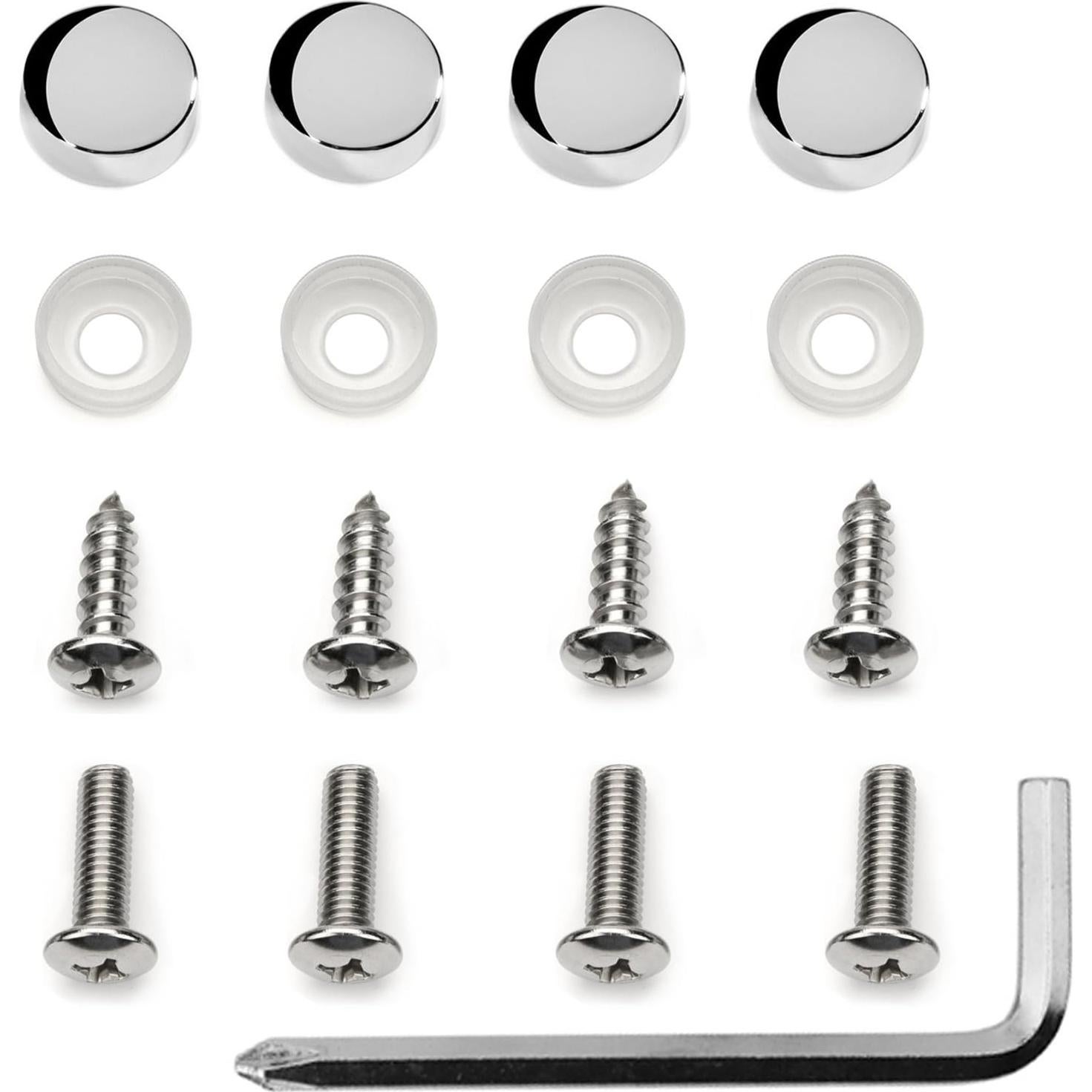 Marco de Placa de Licencia Acero Inoxidable LFPartS 4 Agujeros