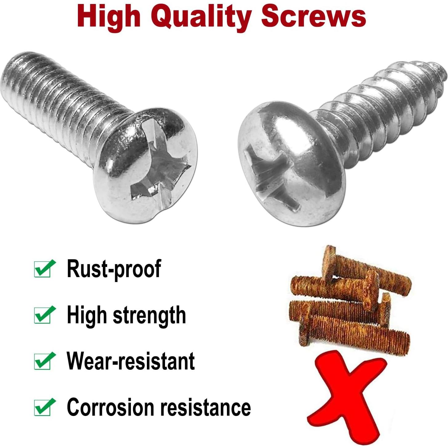 Marco de Placa de Licencia Aluminio Negro YoUoY - Paquete de 2