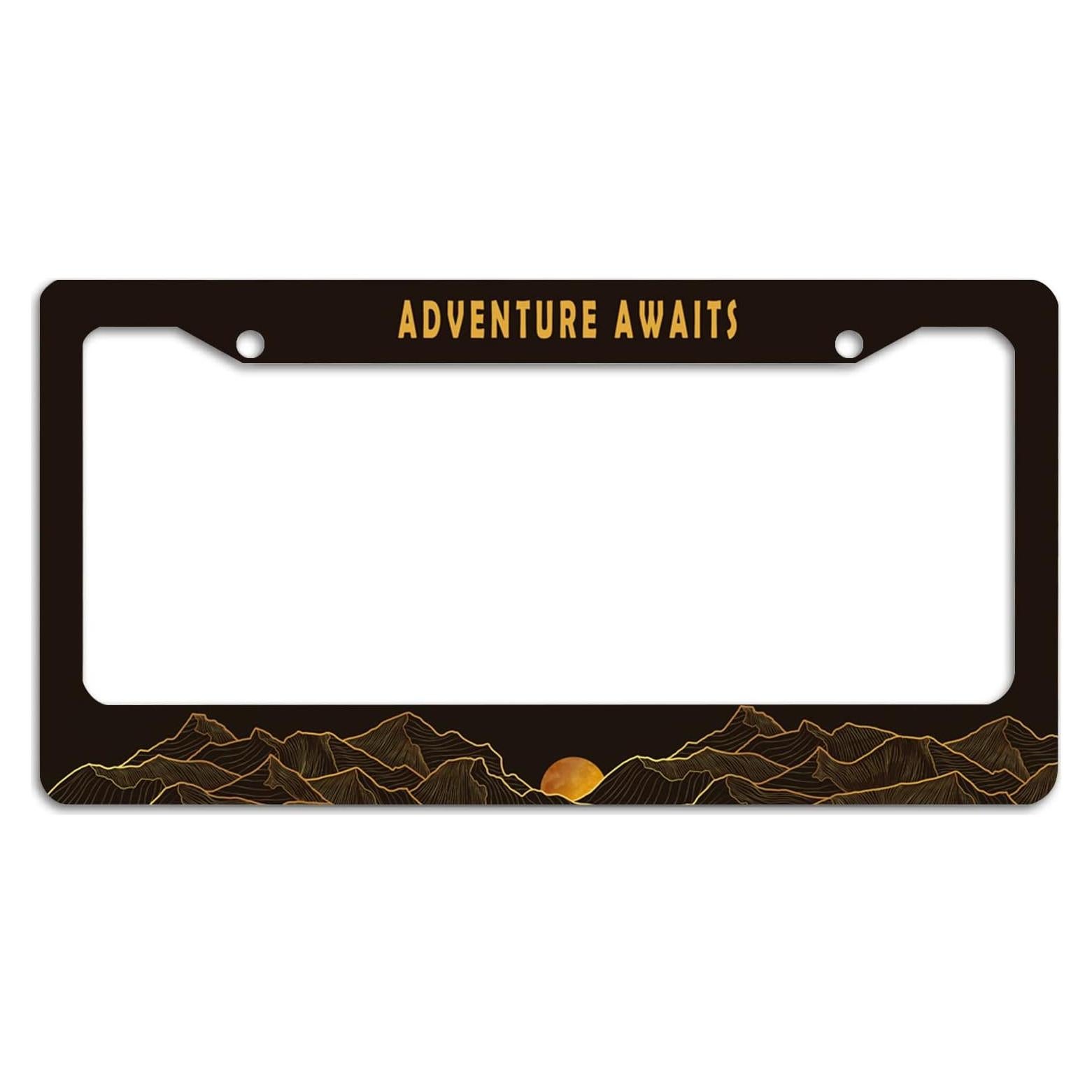 Marco de Placa de Licencia Smoaffly Aventura 30.5x15.2 cm