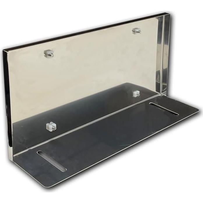 Soporte de Placa de Licencia Acero Inoxidable Genérico 1 Placa