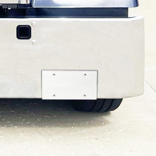 Soporte de Placa de Licencia Acero Inoxidable Genérico 1 Placa